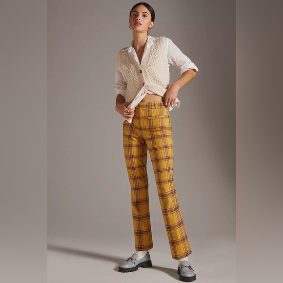 Anthropologie Maeve plaid pants - Picture 1 of 6